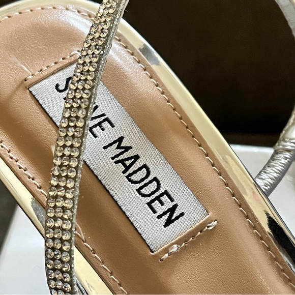 STEVE MADDEN Rhinestone heel sandals.. SUPER CUTE!! - Picture 2 of 5